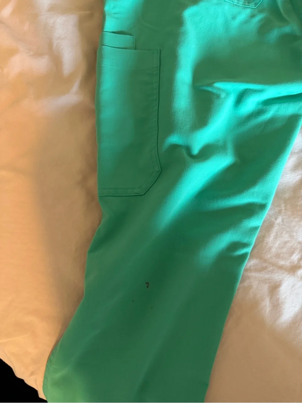 FIGS Technical Scrub SET Teal Medical Scrub Set with Pink Drawstring